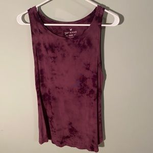 maroon AE tank